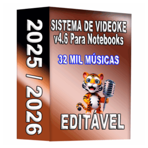 Sistema de Videoke Editavel 32 mil Musicas